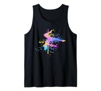 Poledance Bar Pole Dance Fitness Paint Splash Damen Tank Top