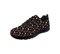 POLERO Krankenschwester Schuhe Cartoon Nurse Bear Shoes Damen Herren Sneaker Unisex Schnürer Freizeitschuhe Sportschuhe gr 39 EU