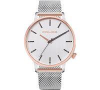 Police Marmol Herren-Armbanduhr, rund, Edelstahl, analog, Silber, Armband