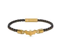 Police PEAGB0034702 Herren-Armband Batman Schwarz/Goldfarben