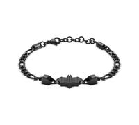 Armband POLICE "Batarang 2.0 BATMAN", schwarz, Armbänder, Herren, 21,5cm, Edelstahl, Armband (73149525-0) schwarz