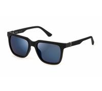Police BEYOND LITE 6 SPLN34E V14P polarisiert Kunststoff Panto Blau/Blau Sonnenbrille, Sunglasses