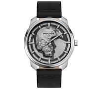 Police PL15714JS.04 Herrenuhr Bleder Schwarz/Stahl
