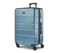 Police Dublin 4 Rollen Trolley L 75 cm mit Dehnfalte blau