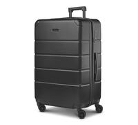 Police Dublin 4 Rollen Trolley L 75 cm mit Dehnfalte schwarz