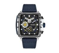 Police Clout Herren 43 mm Quarz Multifunktionsuhr mit TR90 Gehäuse & vier verschiedenen Armbändern