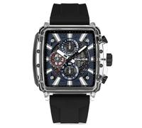 Police Herrenuhr Clout Octet Chronograph PEWGO00776X1 transparent mit 8 Silikonarmbändern