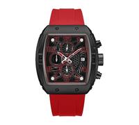 Police Coswig Chronograph, Rot - Schwarz, 46