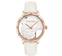 Police Damenuhr MARIETAS PL16041MSR.01 – Quarz Edelstahl Gold 36 mm Weiß 5 bar