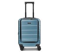Police Dublin 4 Rollen Kabinentrolley S 54 cm Laptopfach mit Dehnfalte blau