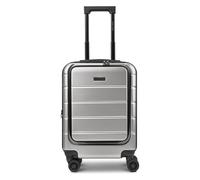 Police Dublin 4 Rollen Kabinentrolley S 54 cm Laptopfach mit Dehnfalte grey taupe Herren