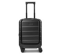 Police Dublin 4 Rollen Kabinentrolley S 54 cm Laptopfach mit Dehnfalte schwarz