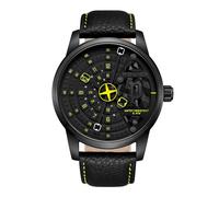 POLICE - EXTREME - stainless steel - black leather