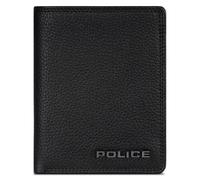 Police Geldbörse RFID Leder 9,5 cm ausklappbar schwarz