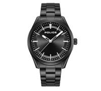 Police Grille Uhr für Herren in der Farbe Schwarz mit Armband aus Metall, Wasserdichtigkeit: 5 bar, Gehäusedurchmesser: 42 mm, PEWJG0018201