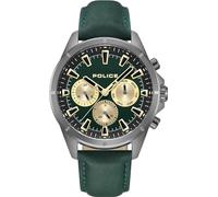 Police Herren Analog Quarz Uhr mit Leder Armband PEWJF0005801