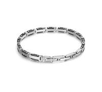 Police Herren Armband Edelstahl Schwarz Silber Kette Armbänder Herrenkette Schmuck Herrenarmband Silberkette
