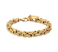 Police Herren Armband Kette Gold 21 cm Edelstahl Herrenarmband Schmuck Herrenkette Goldkette Herrenkette