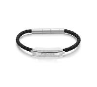 Police Herren Armband Leder Schwarz Edelstahl Herrenarmband Leder Armband Leder Herren Lederarmband Herren