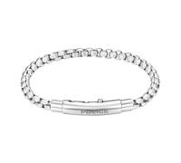 Police Herren Armband Silber Edelstahl 20 cm Kette Gliederkette Schmuck Herrenarmband Silberkette Herrenkette