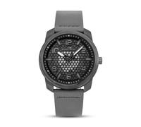 Police Herren Armbanduhr Analog Leder Schwarz/Grau 44mm Herrenuhr Chronograph Quarz Armbänder Uhren