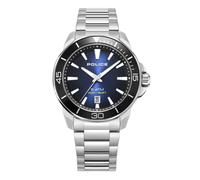 Police Herren Armbanduhr Chronograph Analog Edelstahl Blau/Schwarz - Herrenuhr Armbanduhr - Police Uhr günstig kaufen