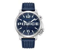 Police Herren Armbanduhr Chronograph Edelstahl Silber 44 mm - Herrenuhren mit Chronographen Funktion - Police Uhren Online Shop