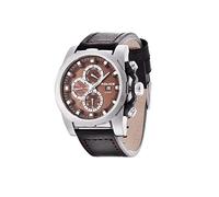 Police Herren-Armbanduhr XL Speedster Analog Quarz Leder PL.13889JPBS/04