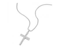 Police Herren-Halskette Crosstone Edelstahl Kreuz PEAGN0078801
