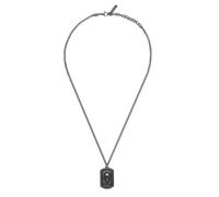 Police Herren Kette Halskette Silber Edelstahl Totenkopf Anhänger Herrenkette Halskette Silber
