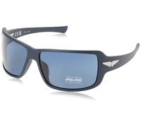 POLICE Herren SPLN37 Sonnenbrille, MATT Blue, 65