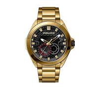Police Armbanduhr Herren RANGER II PEWJH2110302 Analog Quarz Edelstahlarmband Ø 50 mm Golden