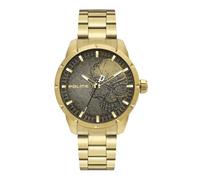 POLICE Police Herren-Uhren Analog Quarz gold