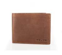 Police Hunter Side Flap Wallet 8Cs #Pt126.10048-04 tobacco