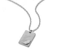 Police Herren-Halskette PEAGN0033303 Revelry – Dog Tag, Edelstahl, Silber, ohne Edelstein