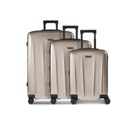 Police Koffer-Set 3-teilig für Damen und Herren | Reise-Trolleys 50,5X 30 x 75 cm aus hochwertigem, stoßfestem ABS Material | Erweiterbar & Teleskopgriff | New York Serie