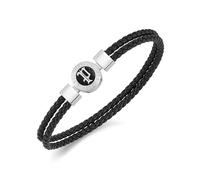 POLICE Lederarmband für Herren Urban Design Schmuck Accessoire