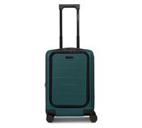 Police London 4 Rollen Kabinentrolley 55 cm Laptopfach mit Dehnfalte petrol