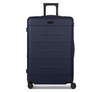 Police London 4 Rollen Trolley 74 cm mit Dehnfalte blau
