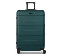 Police London 4 Rollen Trolley 74 cm mit Dehnfalte petrol