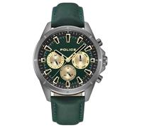 Police Herren Analog Quarz Uhr mit Leder Armband PEWJF0005801