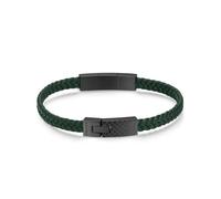 Police Men's Leather Bracelet Green Herrenarmband Lederarmband Schmuck Herren Leder Armband