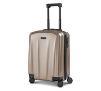 Police New York 4 Rollen Kabinentrolley S 54 cm mit Dehnfalte beige