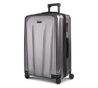 Police New York 4 Rollen Trolley L 72 cm mit Dehnfalte silberfarben