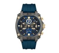 Police Uhr Norwood PEWGQ0040001 mit blauem Silikonarmband, Blau