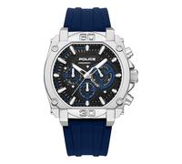 POLICE - NORWOOD - stainless steel - blue silicon