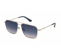 Police ORIGINS LITE 20 SPLN32 0579 Metall Pilot Grau/Grau Sonnenbrille, Sunglasses