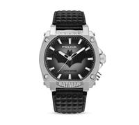 POLICE - BATMAN - stainless steel - black leather