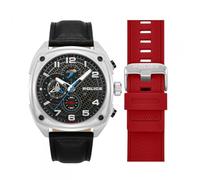 Police Herrenuhr Portland PEWGF00814X1 – Quarz, mit 2 Bändern