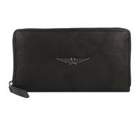 Police PT150-10369 Geldbörse Leder 20 cm black (PT150-10369-01) schwarz